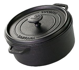 Caçarola Cocotte Em Panela em Ferro Fundido n 22 Santana