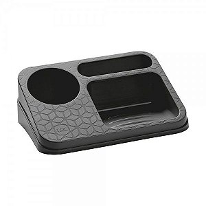 Organizador de Pia Premium Preto Esponja, Detengente, Sabão