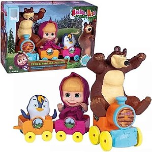 Masha E O Urso Trenzinho Da Masha Original Da Cotiplas