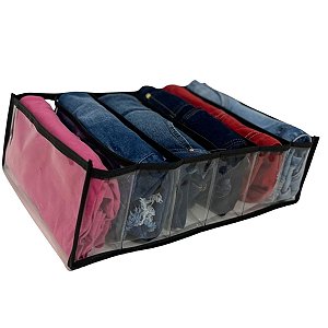 Colméia Organizadora de Gavetas Transparente 6 Nichos GG PR