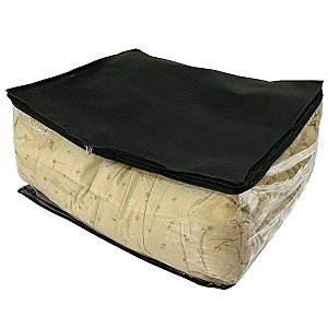 Organizador Maleiro Preto GG Para Guarda Roupas e Gavetas