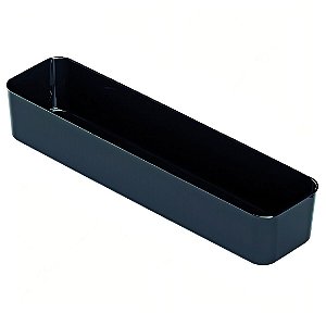 Organizador de Gavetas Modular Longo Multiuso Preto