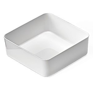 Organizador de Gavetas Modular Multiuso Quadrado Branco