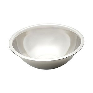 Tigela Bacia Bowl Vasilha Aço Inox Prime 20x7 cm Lyor