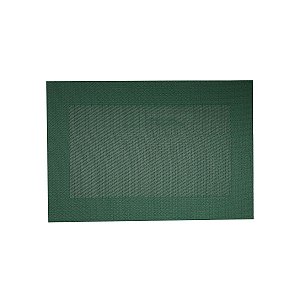 Lugar Americano Frame 45x30Cm Verde Prático Resistente