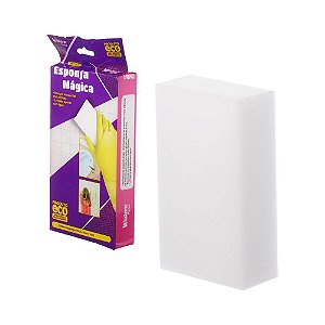 Esponja Mágica Eco Remove Manchas Sujeiras 3 Pçs 10x6x3 Cm