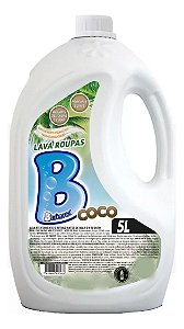 Lava Roupas Sabão Liquido Fragância Coco 5 litros Barbarex