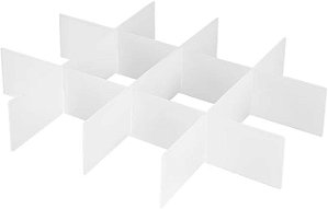 Organizador de Gavetas Fit C/ Divisórias 12 Espaços Branco 10824/3001 Brinox