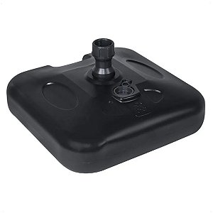 Base para Guarda-Sol ou Ombrellone 18 Kg em Plástico Preta