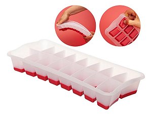 Forma Gelo Flexível Fundo Silicone 16 Pedras De Gelo SR1260/551 Sanremo
