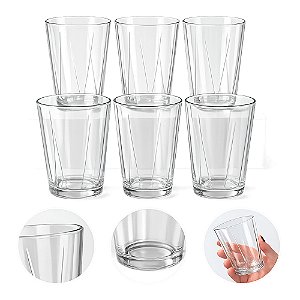 Jogo Conjunto 6 Copos Nadir Amazon 190ml Vidro Multiuso