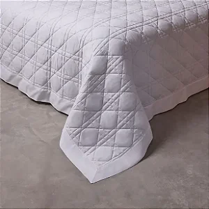 Kit Colcha King 270 Fios Buddemeyer Luxus Noah 100% Algodão Penteado 3 peças