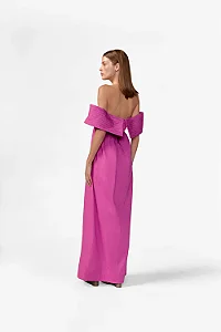 Vestido Longo Ombro a Ombro Baleares Liso