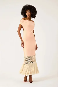 Vestido Franges D’oasis Rosée