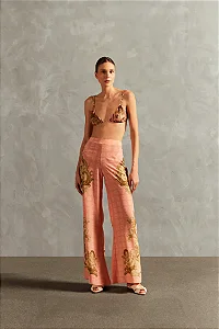 Calça Pantalona Hera Rosa