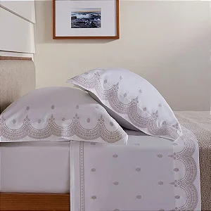 Jogo de cama S. King Buddemeyer Cetim 400 fios Luxus Liberty