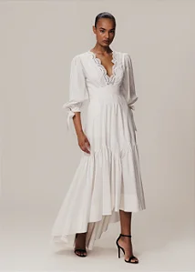 Vestido Longo M/l Barco