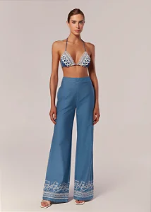 Calca Pantalonadenim Chambray Kashan