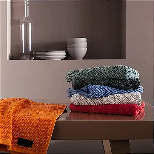 JOGO DE TOALHAS BUDDEMEYER GOURMET QUADRICULADO PANO DE COPA BRANCO 3 PEÇAS