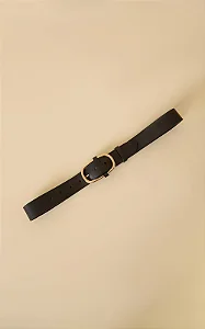 CINTO SELARIA FIVELA OVAL PRETO