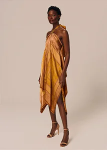 VESTIDO CURTO ASSIMETRICO AMBAR CANCELLO