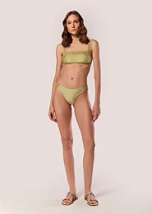 CONJUNTO TOP BANDEAU COM ALÇAS MISTERIOS OLIVA