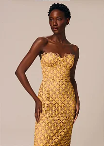 VESTIDO MIDI CORSET CASA CANCELLO
