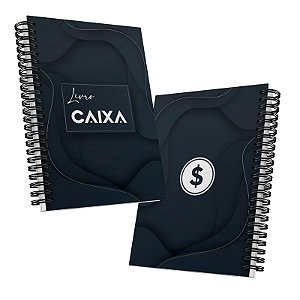 Livro Caixa Comercial Capa Dura Grande 21x29cm com 300 Páginas