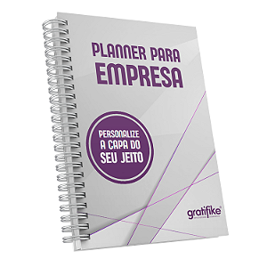 Agenda CAPA DURA PERMANENTE Personalizada Logomarca