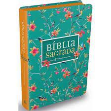 Bíblia  Sagrada -  NVI - Letra Grande - Capa Flores