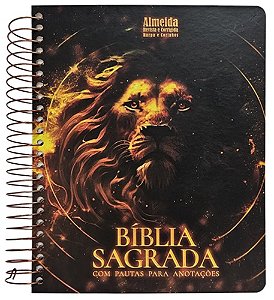 Bíblia para Anotações | RC | Harpa e Corinhos | Leão Épico