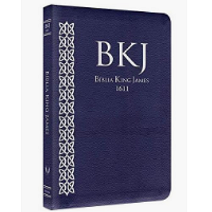 Bíblia Sagrada King James Fiel 1611 - Capa Ultrafina Bicolor Azul
