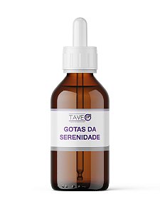 Gotas da Serenidade Tave - Redução de ansiedade, compulsão alimentar e estresse - 100 ml