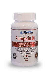 PUMPKIN OIL - OLEO DE SEMENTE DE ABOBORA - 60 CAPS - ALAVITAL