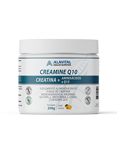 CREAMINE Q10 - 200G SABOR LARANJA - ALAVITAL