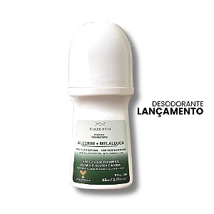 DESODORANTE ROLL-ON NATURAL ALECRIM + MELALEUCA - sem alumínio, álcool, metais pesados, parabenos, triclosan e glúten - 65ml