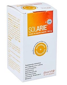 Solarie - Luteína, Astaxantina (500mg) 30 Cápulas Vegetais - Divinité