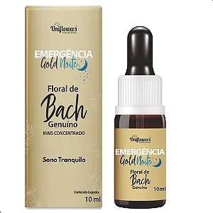 Floral Bach Uniflowers Emergencia Gold Noite