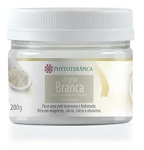 Máscara Facial para pele sensível Phytoterápica Argila Branca