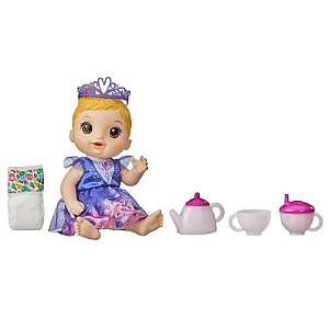 Boneca Baby Alive Bebê Chá de Princesa Loira Hasbro - F0031