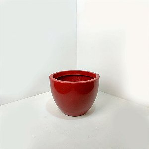 Vaso Polietileno 30x22 cm Cor Vermelho Antique