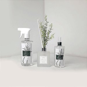 Kit Greenswet de Alecrim com Home Spray, Difusor e Água Aromática