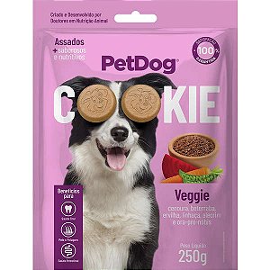Biscoito PetDog Cookie Veggie - 250g