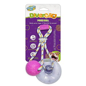 Brinquedo Push Ball Divercão - Rosa