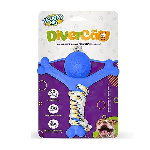 Brinquedo Divercão para Cães- Azul