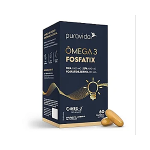 Ômega 3 Fosfatix 60 Cápsulas Pura Vida