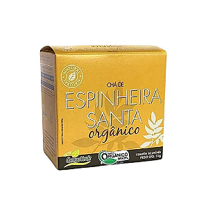 Chá Orgânico Espinheira Santa 10 Sachês Campo Verde