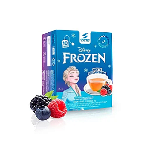 Chá Disney Frozen sabor Frutas Vermelhas 10 Sachês Desinchá