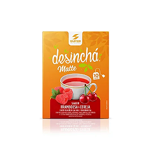 Chá Matte Framboesa e Cereja 10 sachês Desinchá
