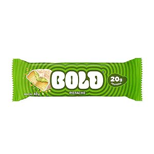Barra de Proteína Bold 20g Zero Açucar Sabor Pistache 60g
